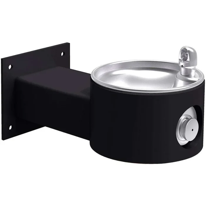 Halsey Taylor 4405BLK Outdoor Fountain Wall Mount Non-Filtered Non-Refrigerated Black