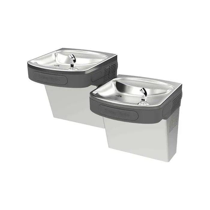 Halsey Taylor HTVZ8BLPV-WF Coolers Wall Mount Bi-Level ADA Filtered 8 GPH Platinum Vinyl