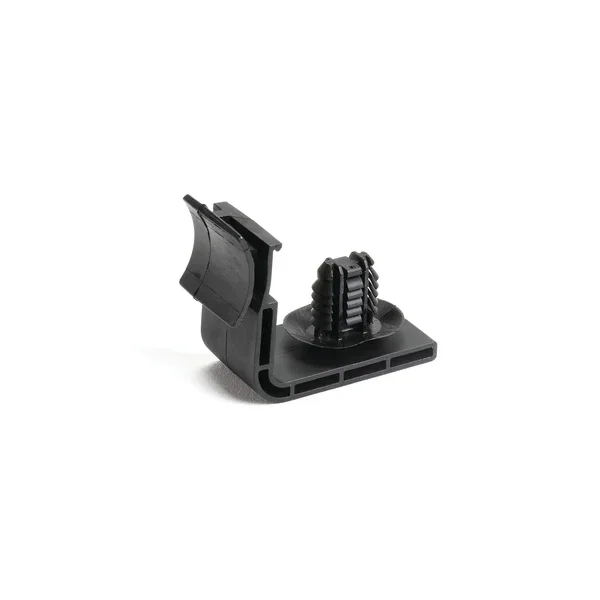 HellermannTyton 2-Piece 90 Degree Bundling Clip And Tie With 4X Oval 50 Pound Tensile Strength PA66HIRHSUV Black 1000 Per Package (151-01681)