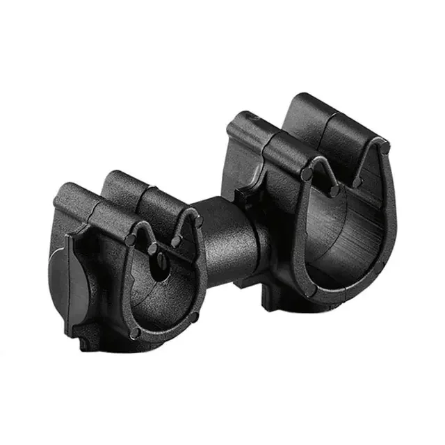 HellermannTyton MOC Clip To MOC Clip 7mm 8mm PA66HIRHSUV Black 2000 Per Carton (156-02306)