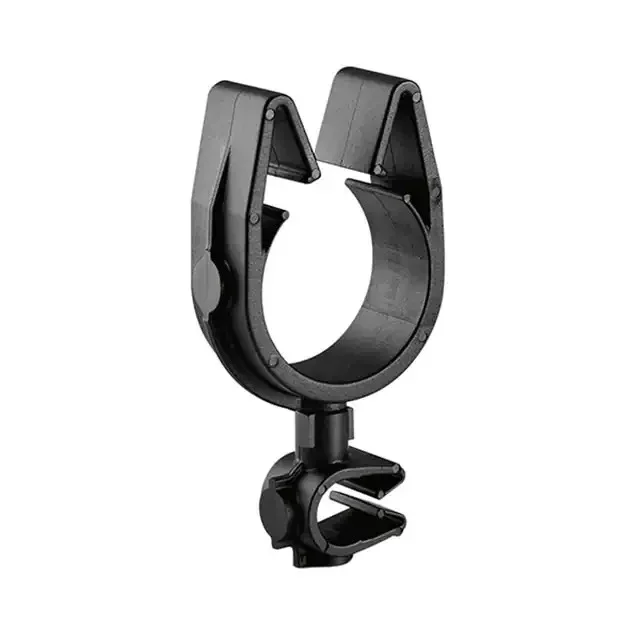 HellermannTyton MOC Clip To MOC Clip Perpendicular 9mm 26mm Perpendicular PA66HIRHSUV Black 2000 Per Carton (156-02042)