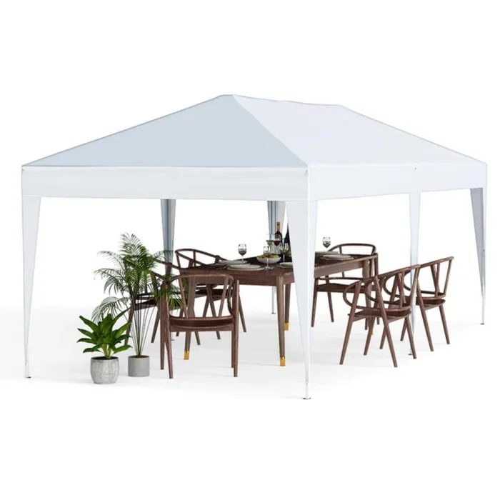 Hivvago 10 x 20 FT Pop up Canopy Tent with Carry Bag for Party BBQ