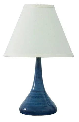 House of Troy – GS802-BG – One Light Table Lamp – Scatchard – Blue Gloss