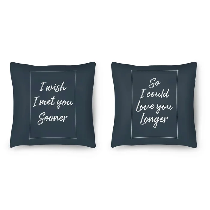 I Wish I Met You Sooner Cushion