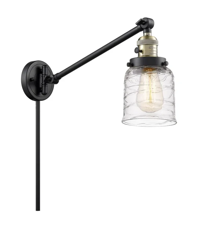 Innovations – 237-BAB-G513-LED – LED Swing Arm Lamp – Franklin Restoration – Black Antique Brass – 237BABG513LED