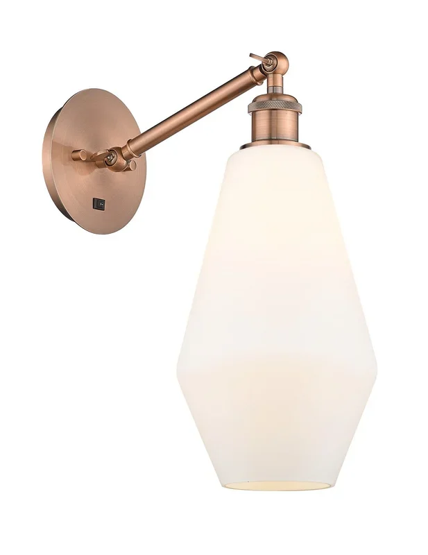 Innovations – 317-1W-AC-G651-7-LED – LED Wall Sconce – Ballston – Antique Copper – 3171WACG6517LED