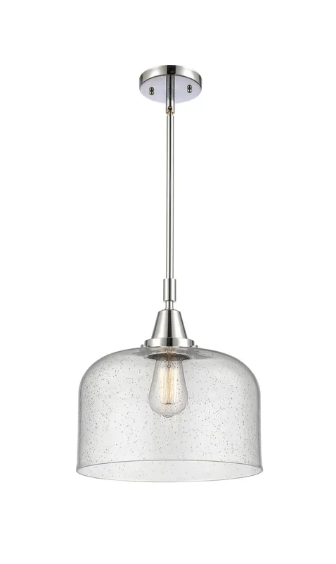 Innovations – 447-1S-PC-G74-L-LED – LED Mini Pendant – Caden – Polished Chrome – 4471SPCG74LLED