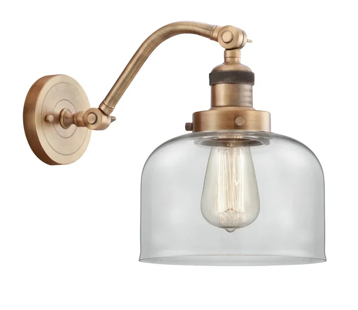 Innovations – 515-1W-BB-G72-LED – LED Wall Sconce – Franklin Restoration – Brushed Brass – 5151WBBG72LED