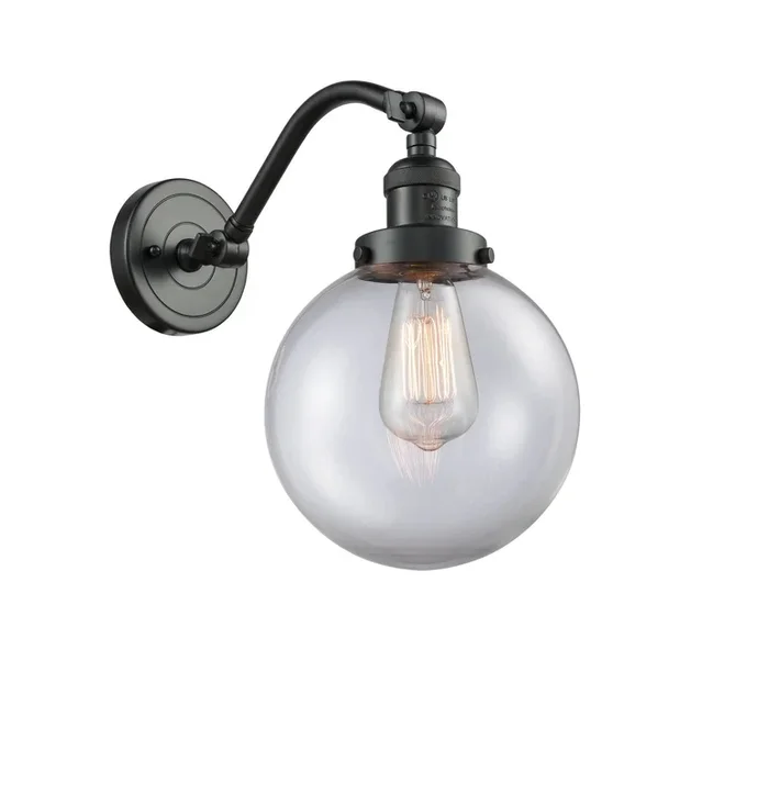 Innovations – 515-1W-OB-G202-8-LED – LED Wall Sconce – Franklin Restoration – Oil Rubbed Bronze – 5151WOBG2028LED