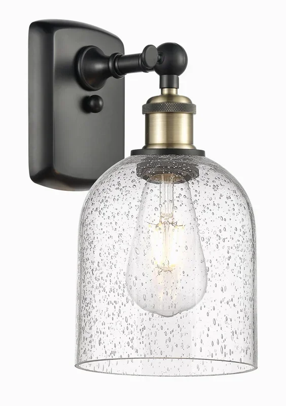 Innovations – 516-1W-BAB-G558-6SDY – One Light Wall Sconce – Ballston – Black Antique Brass – 5161WBABG5586SDY