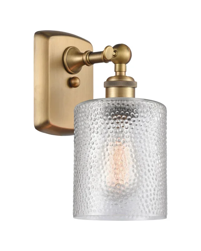 Innovations – 516-1W-BB-G112 – One Light Wall Sconce – Ballston – Brushed Brass – 5161WBBG112