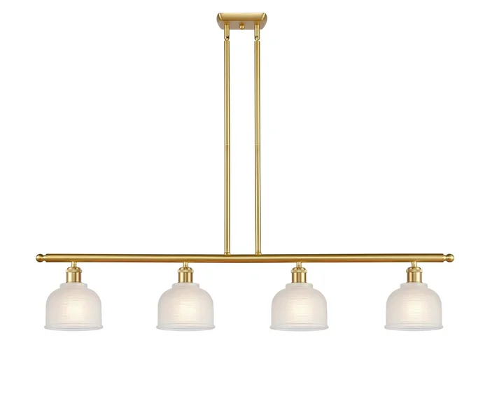 Innovations – 516-4I-SG-G411-LED – LED Island Pendant – Ballston – Satin Gold – 5164ISGG411LED