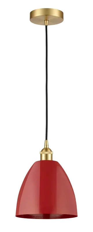 Innovations – 616-1P-SG-MBD-9-RD – One Light Mini Pendant – Edison – Satin Gold – 6161PSGMBD9RD