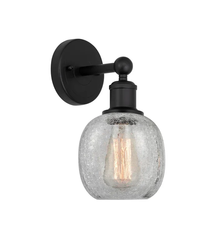 Innovations – 616-1W-BK-G105 – One Light Wall Sconce – Edison – Matte Black – 6161WBKG105