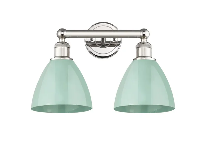Innovations – 616-2W-PN-MBD-75-SF – Two Light Bath Vanity – Edison – Polished Nickel – 6162WPNMBD75SF