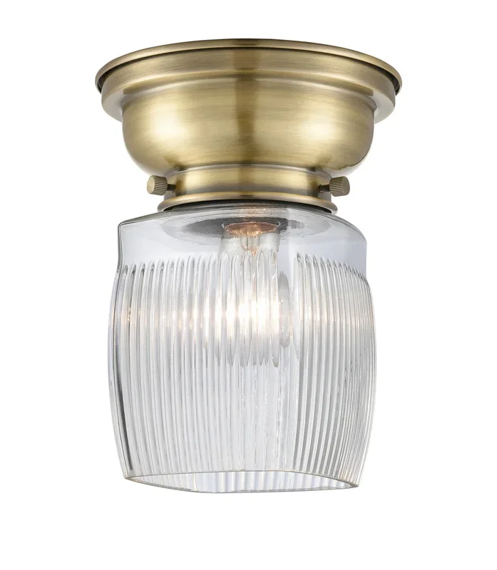 Innovations – 623-1F-AB-G302-LED – LED Flush Mount – Franklin Restoration – Antique Brass – 6231FABG302LED