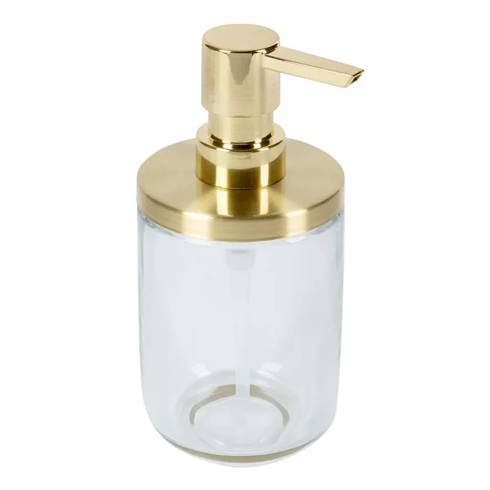 Jasper Clear Glass Soap Dispenser, 7″