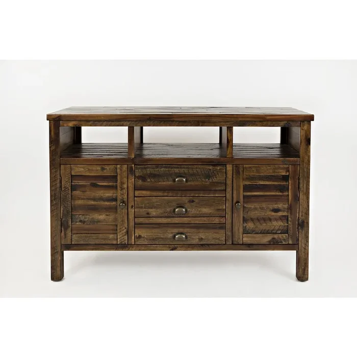 Jofran Artisan’s Craft Rustic Farmhouse Distressed Acacia Media Console 50