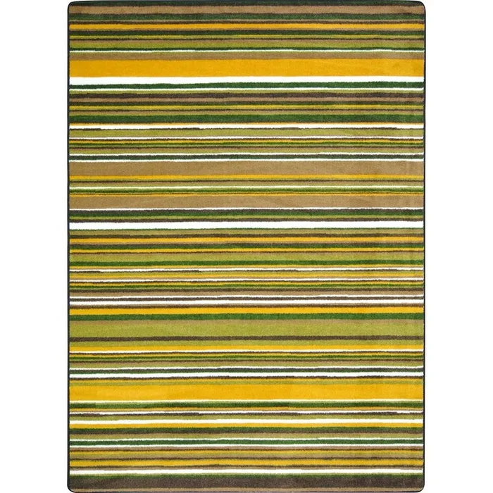 Joy Carpets Kid Essentials Latitude 3’10 x 5’4 Area Rug in Color Rainforest