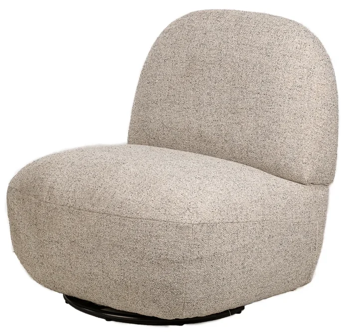 KAMPALA Corduroy Swivel Lounge Chair