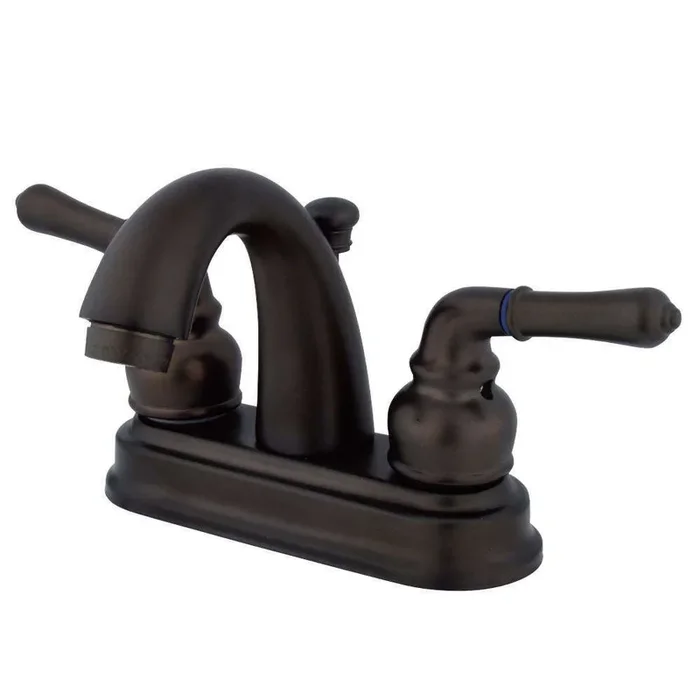 Kingston Brass GKB5615NML 4 in. Centerset Bathroom Faucet, Oil Rubbed Bronze