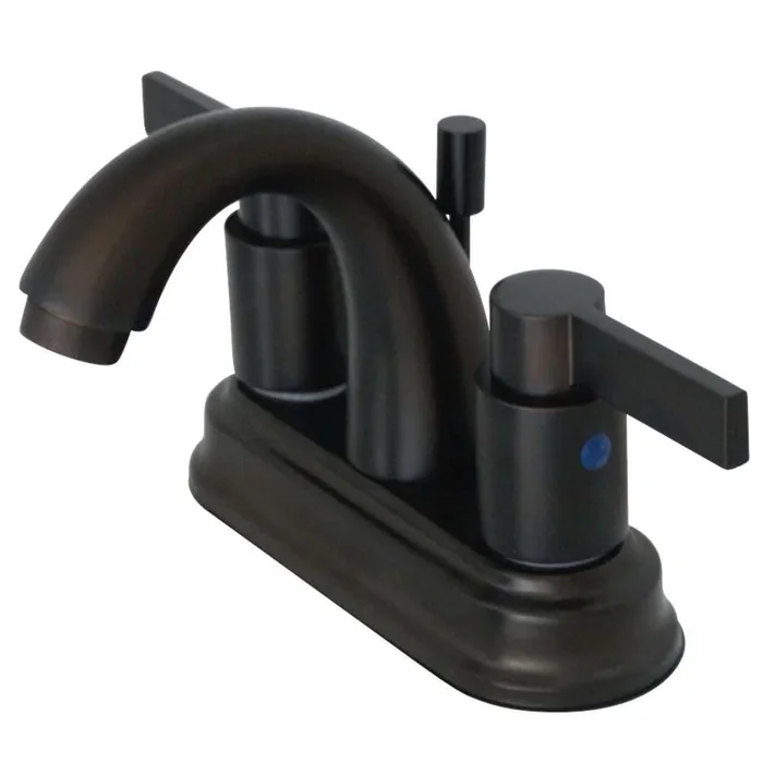 Kingston Brass KB8615NDL 4 in. Centerset Bathroom Faucet, Oil Rubbed Bronze