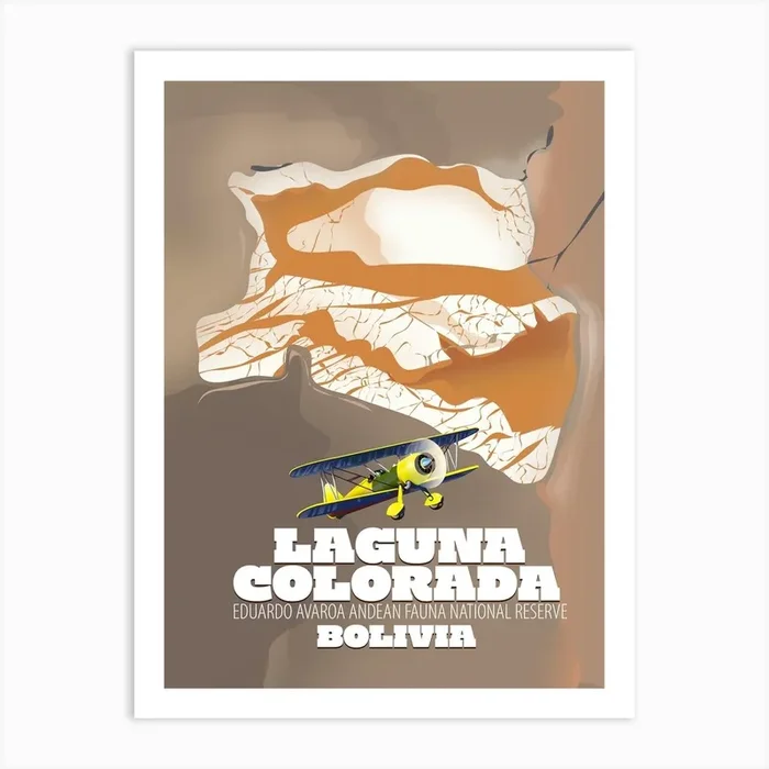 Laguna Colorada Bolivia Art Print by Nicks emporium