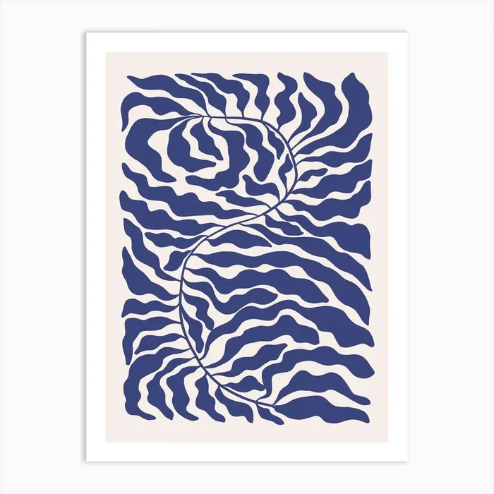 Leaf cutouts Art PrintC& by Cats & Dotz