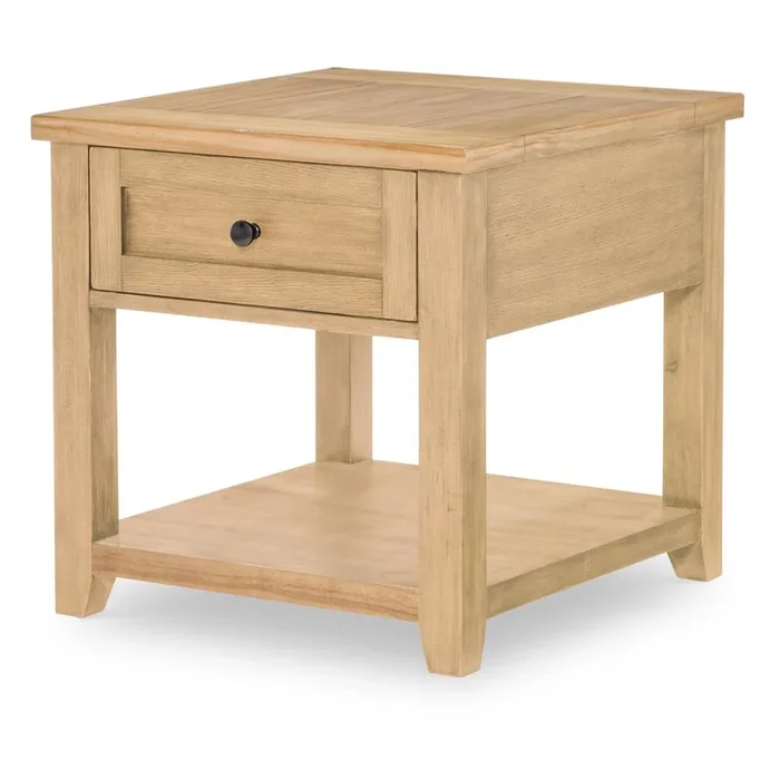 Legacy Classic End Table (1 Drawer, 1 Shelf, Power on Back, 2 Outlets, 1 USB + 1 USB-C)