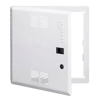 Leviton 14 Inch Structured Media Premium Vented Hinged Door (47605-14S)