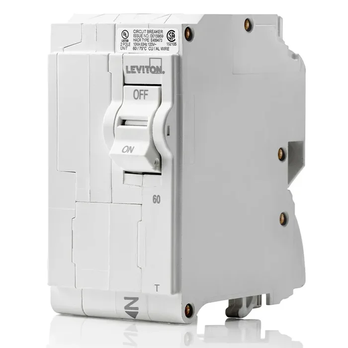 Leviton 60A 2-Pole Thermal Magnetic Breaker (LB260-T)
