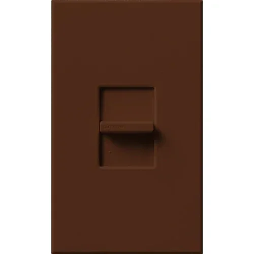 Lutron Novat 300W Electronic Low Voltage Single-Pole Slide-To-Off Dimmer Sienna (NTELV-300-SI)