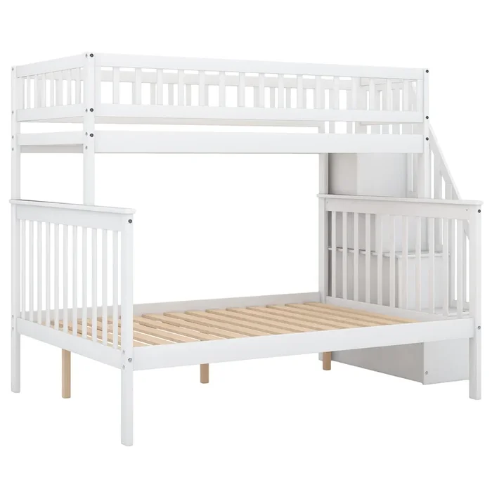 Merax Stairway Bunk Bed with Storage