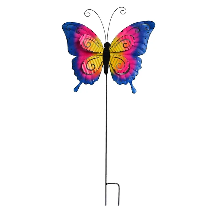 Metal Butterfly Yard Stake, 20.8″