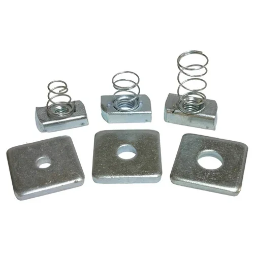 Metallics 1/2-13 Spring Nut Regular Spring For 1-5/8 Channel-100 Per Box Priced Per Each (MSNR1213)