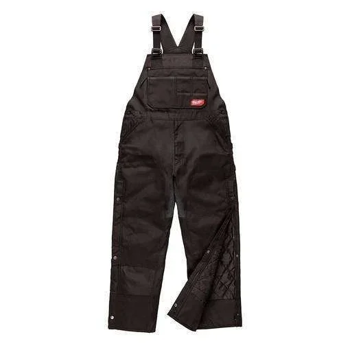 Milwaukee 261B-LT GRIDIRON Zip-to-Thigh Bib Overall – Black (Tall)