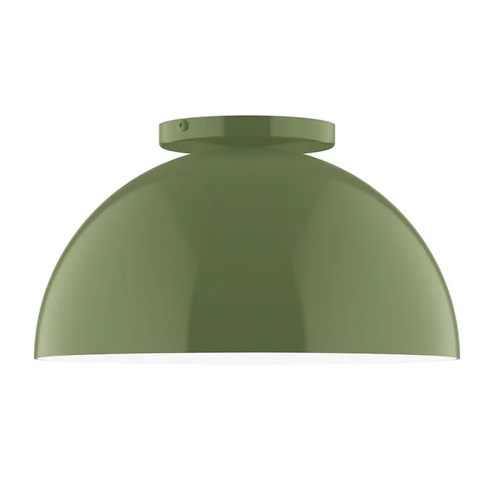 Montclair Light Works – FMD432-22-L12 – LED Flush Mount – Arcade – Fern Green – FMD43222L12
