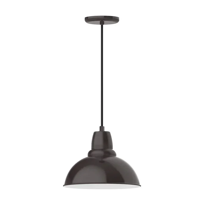 Montclair Light Works – PEB106-51-C04 – One Light Pendant – Cafe – Architectural Bronze – PEB10651C04