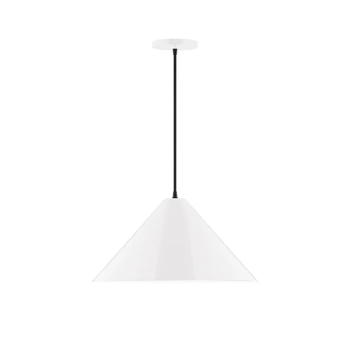 Montclair Light Works – PEB423-44-C16-L13 – LED Pendant – Pinnacle – White – PEB42344C16L13