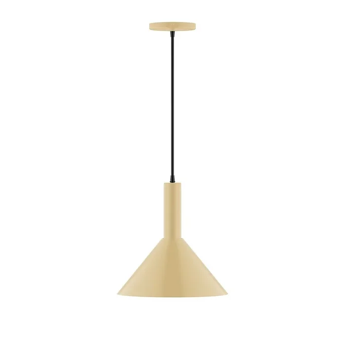Montclair Light Works – PEBX466-G15-17-C25 – One Light Pendant – Stack – Ivory – PEBX466G1517C25