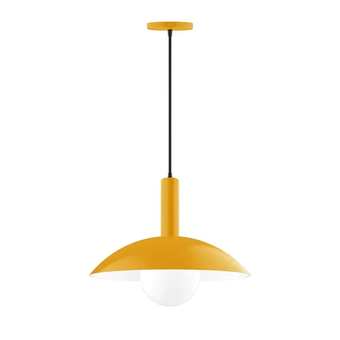 Montclair Light Works – PEBX476-G15-21-C16 – One Light Pendant – Stack – Bright Yellow – PEBX476G1521C16