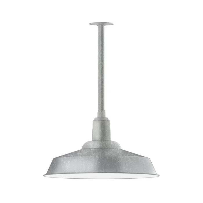 Montclair Light Works – STB186-49-T24 – One Light Pendant – Warehouse – Painted Galvanized – STB18649T24