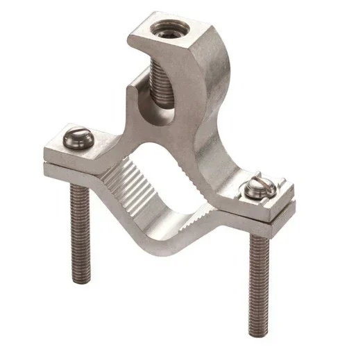 MORRIS 1-1/4 Inch – 2 Inch Aluminum Ground Pipe Clamp (90640)