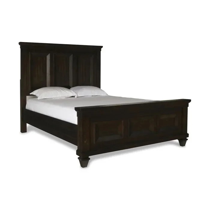 New Classic Furniture Furniture Sevilla 5-Piece Wood Queen Bedroom Set in Walnut