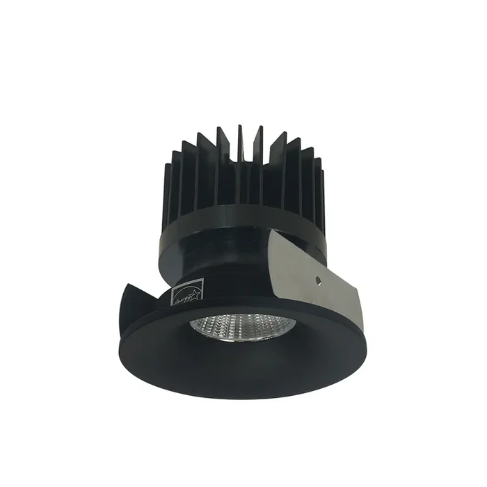 Nora 2 Inch Iolite LED Round Bullnose 1500Lm/2000Lm/2500Lm [Varies By Housing] Comfort Dim Black Finish (NIOB-2RNBCDXBB/HL)