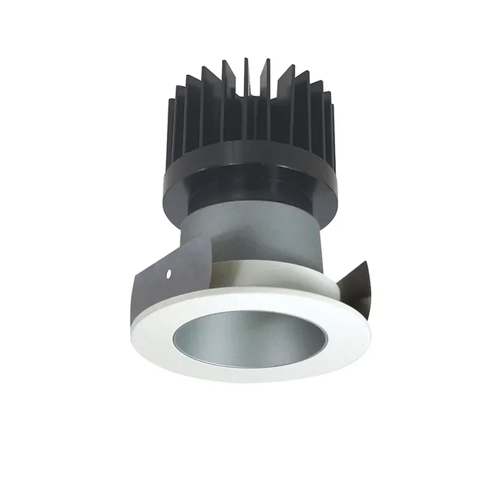 Nora 2 Inch Iolite LED Round Reflector 1500Lm/2000Lm/2500Lm [Varies By Housing] Comfort Dim Haze Reflector/Matte Powder White Flange (NIOB-2RNDCCDXHZMPW/HL)