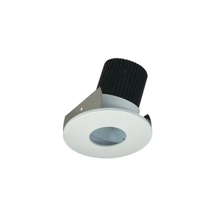 Nora 2 Inch Iolite Round Pinhole Adjustable Trim 1000Lm 4000K Matte Powder White (NIOB-2RPHA40XMPW/10)
