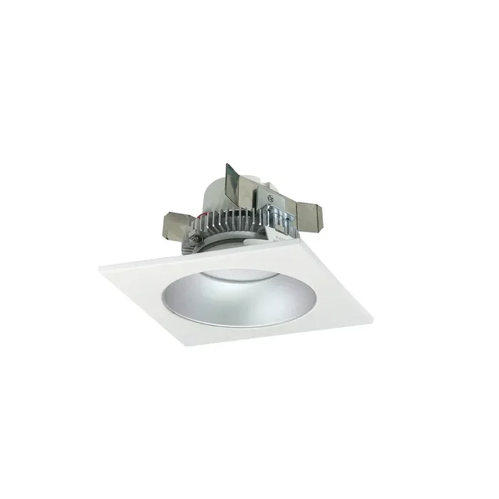 Nora 4 Inch Cobalt Click 750Lm LED Retrofit Square /Round Reflector 10W 3000K Haze/White 120V Triac/ELV Dimming (NLCBC2-45330HZW/A)