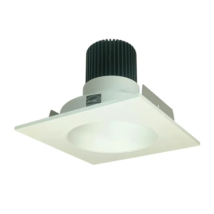 Nora 4 Inch Square Non-Adjustable Deep Cone 5000K White (NIO-4SNDC50XWW)