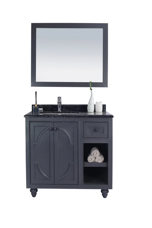 Odyssey 36 ” Maple Grey Bathroom Vanity with Countertop